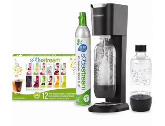 64% off SodaStream Genesis Starter Kit w/ 12 Flavors and CO2
