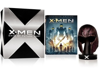 $79 off X-Men: Days of Future Past Blu-ray + Magneto Helmet
