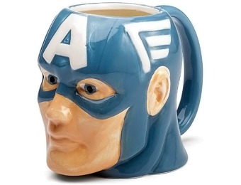 67% off Captain America 16oz Molded Mug