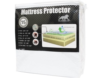 87% off Superior Hypoallergenic Premium Full Mattress Protector