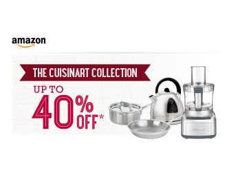 Up to 40% off Select Cuisinart Kitchen Appliances at Amazon.com