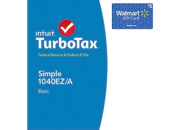 Deal: Turbo Tax Bundle with Bonus $5 Walmart Gift Card