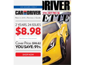 91% off Car and Driver Magazine Subscription, $8.98 / 24 Issues