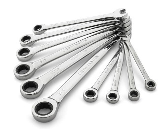 63% off Craftsman SAE Ratcheting Combination Wrench Set, 10-pc