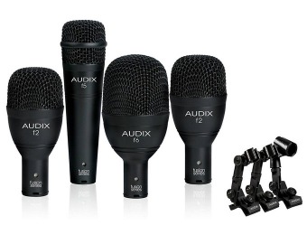 50% off Audix FP4NC 4-Piece Drum Fusion Series Microphone Pack