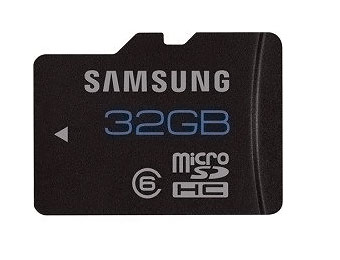 71% off Samsung 32GB Speed Class 6 microSDHC Memory Card