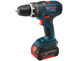 $377 off Bosch HDS181-03 18V Compact Hammer Drill Driver Kit