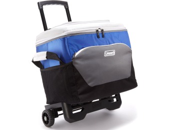 66% off Coleman 60-Can Collapsible Cooler with Wheels