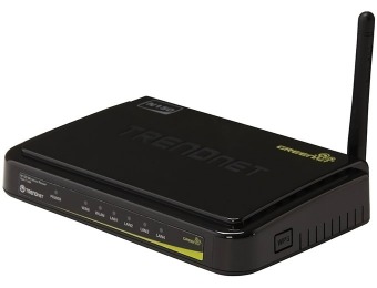 84% off TRENDnet Wireless N 150 Mbps Open Source Home Router