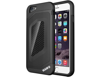 75% off WAWO iPhone 6 PLUS Case, Full Protection Carbon Fiber Patch