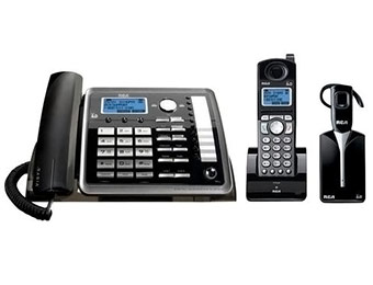 60% off RCA 25270RE3 ViSYS 2-line DECT System and Headset