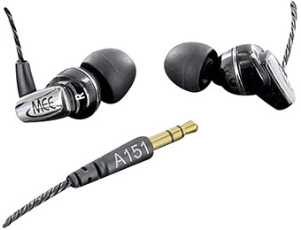 Extra $30 off MEElectronics Armature A151 Earbud Headphones