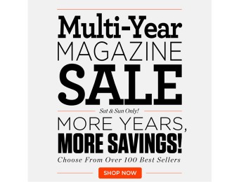 DiscountMags Multi-Year Magazine Sale - Over 100 Top Titles on Sale