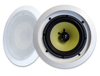 84% off Pair MA Audio Synergy 65iC 300W 6.5" In-Wall Speakers