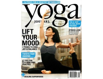 91% off Yoga Journal Magazine Subscription, $4.99 / 9 Issues