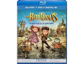 77% off The Boxtrolls (Blu-ray + DVD + Digital HD w/ UltraViolet)