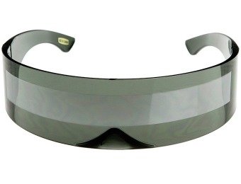 83% off Futuristic Wrap Around Monoblock Shield Sunglasses