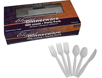 43% off Berkley Square Plastic Dinnerware 360/Pack