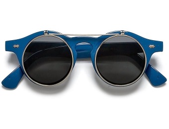 81% off Retro Victorian Steampunk Circle Flip Up Glasses/Sunglasses
