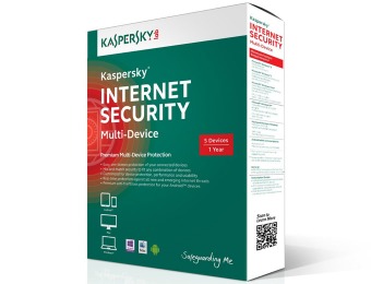 60% off Kaspersky Internet Security Multi-Device (5-User)