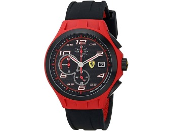 $142 off Ferrari Men's Lap Time Analog Display Watch