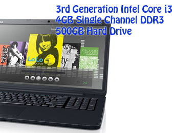 Deal: Dell Inspiron 17 Laptop (Win 8,Core i3,500GB,4GB)