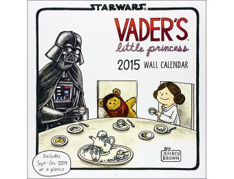 75% off Vader's Little Princess 2015 Wall Calendar (Star Wars)