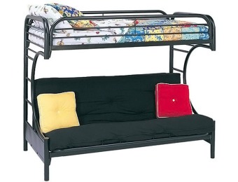 Extra $20 off Eclipse Twin Over Full Futon Bunk Bed, Multiple Colors
