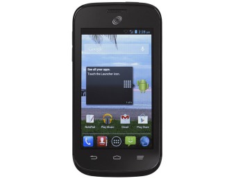 73% off ZTE Savvy Android Cell Phone - No contract (Net 10)