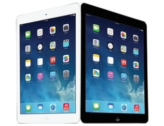 15% off Apple iPad Air 32GB with Retina Display, Assorted Colors
