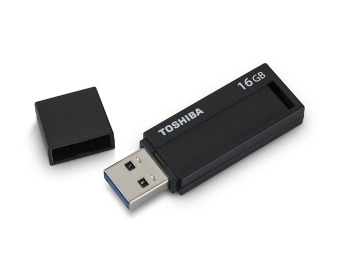 87% off 16GB Toshiba TransMemory ID PFU016B-1BLK 3.0 Flash Drive