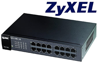 $75 off ZyXEL GS1100-16 16 Port Gigabit Rackmount Switch
