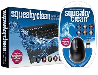 90% off Squeaky Clean Washable Wireless Keyboard and Mouse