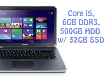 $339 off Dell Inspiron 15z Ultrabook (i5,6GB,500GBHDD + 32GBSSD)