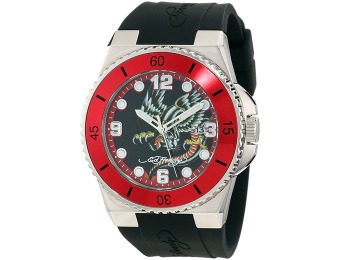 $86 off Ed Hardy Men's FU-DR Fusion Red Watch