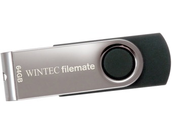 Deal: Wintec FileMate Swivel 64GB USB Flash Drive