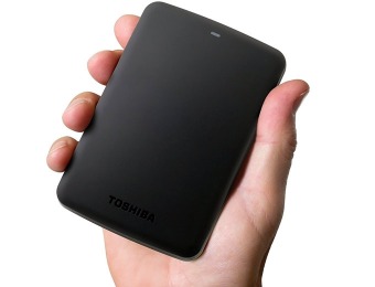 $50 off Toshiba Canvio Basics 1TB USB 3.0 Portable Hard Drive