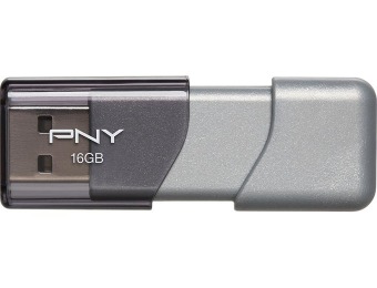$5 off PNY Turbo P-FD16GTBOP-GE 16GB Flash Drive
