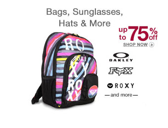 Up to 75% off Top Brand Bags, Sunglasses, Hats & More