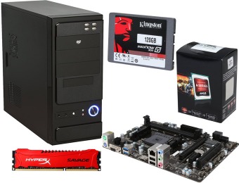 Extra $50 off AMD A6-5400K Barebones Desktop PC Combo