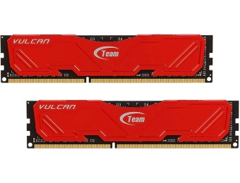 $35 off Team Vulcan 16GB (2 x 8GB) DDR3 1600 Desktop SDRAM