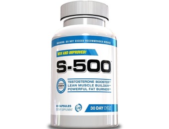 84% off Bioscience Labs S-500 Testosterone Booster Fat Burner