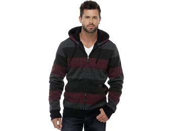 83% off Amplify Young Men's Hoodie - Striped Grid Pattern