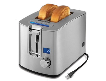 $15 off Black & Decker TR1280S Brushed Stainless Steel Toaster