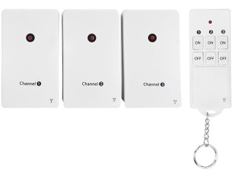 56% off Globe Electric 3 Outlet Wireless Indoor Remote Control