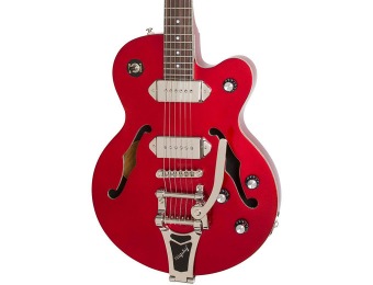 $449 off Epiphone Wildkat Red Royale Hollowbody Electric Guitar