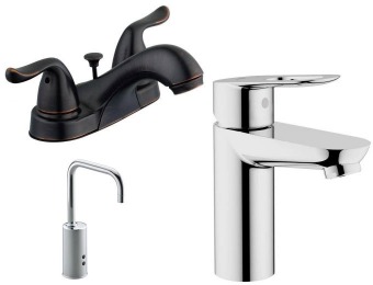 Up to 40% off Faucets & Showerheads at Home Depot