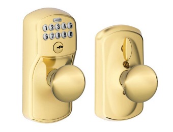 $163 off Schlage FE595 PLY 505 PLY Plymouth Brass Door Knob