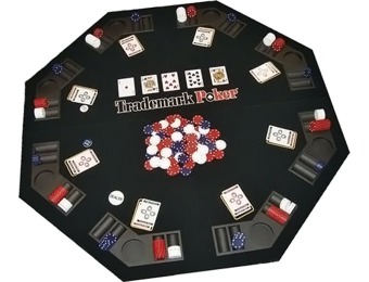 50% off Poker Texas Traveller Table Top and 300 Chip Travel Set