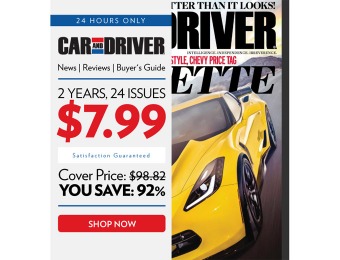 92% off Car and Driver Magazine Subscription, $7.99 / 24 Issues